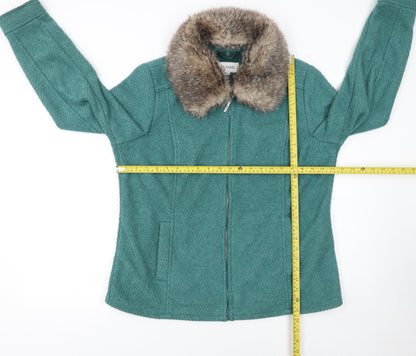 Womens UK Size 16 Marks and Spencer Green Basic Jacket