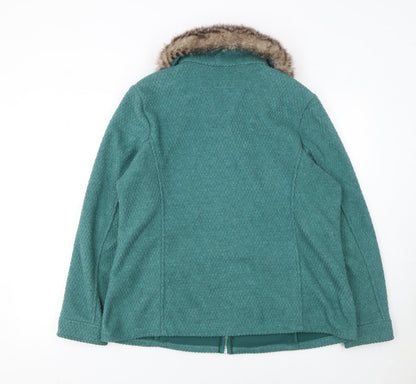 Womens UK Size 16 Marks and Spencer Green Basic Jacket