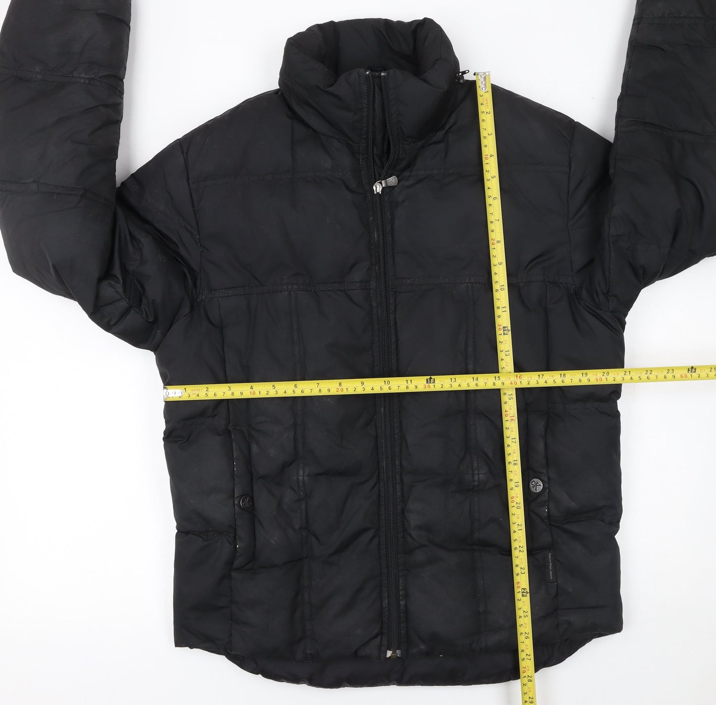 Womens UK Size S Calvin Klein Jeans Black Puffer Jacket
