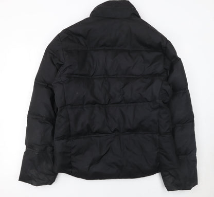 Womens UK Size S Calvin Klein Jeans Black Puffer Jacket