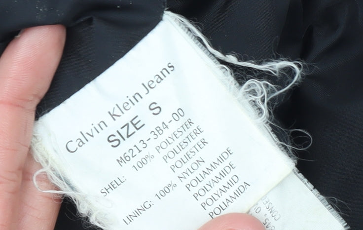 Womens UK Size S Calvin Klein Jeans Black Puffer Jacket