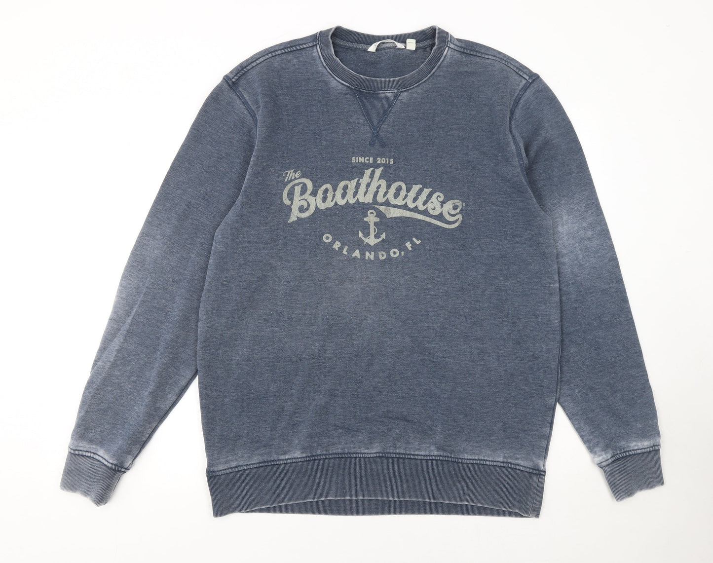 Womens UK Size M Camp David Blue Pullover Sweatshirt