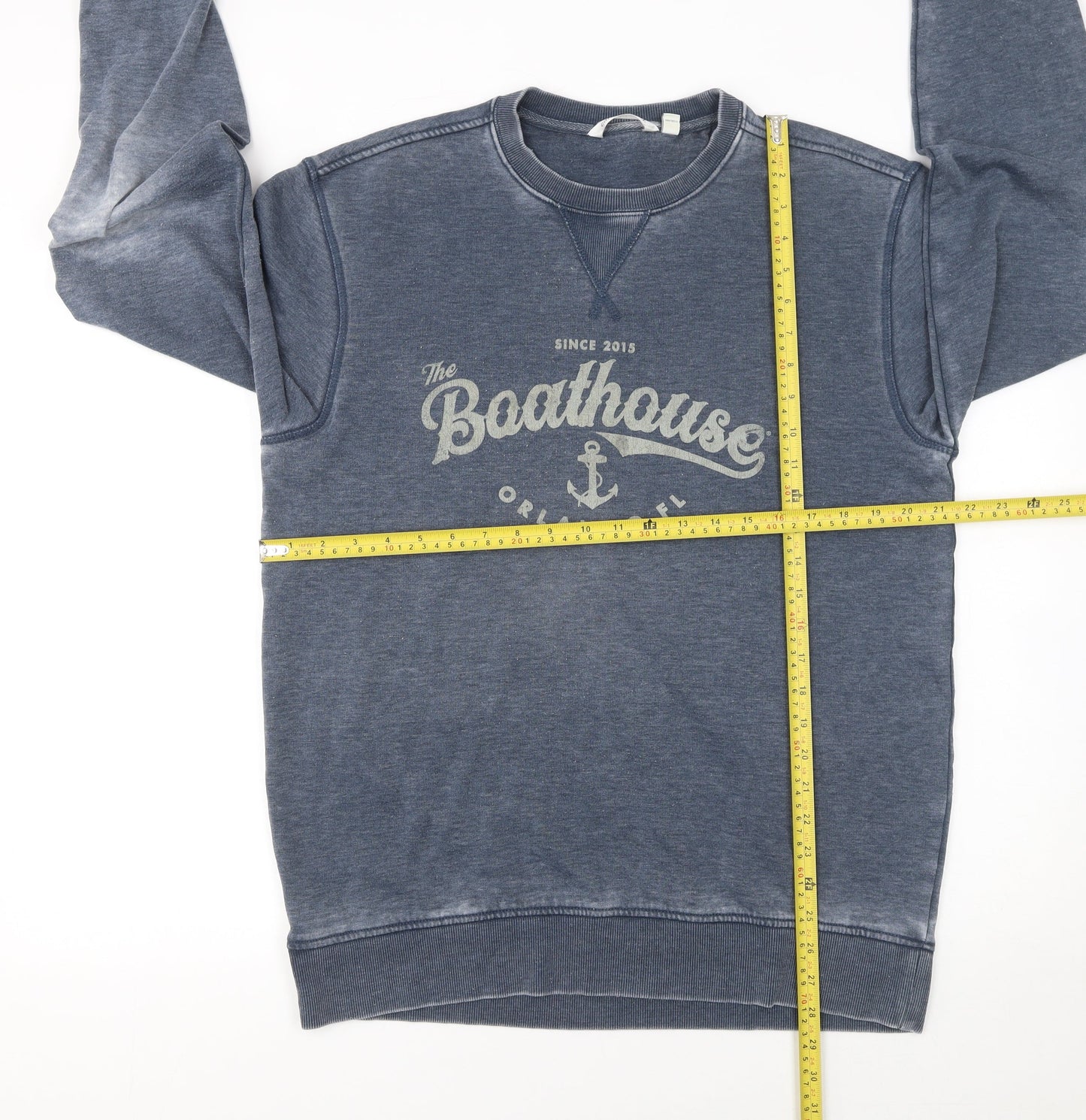 Womens UK Size M Camp David Blue Pullover Sweatshirt