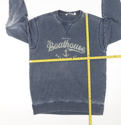 Womens UK Size M Camp David Blue Pullover Sweatshirt