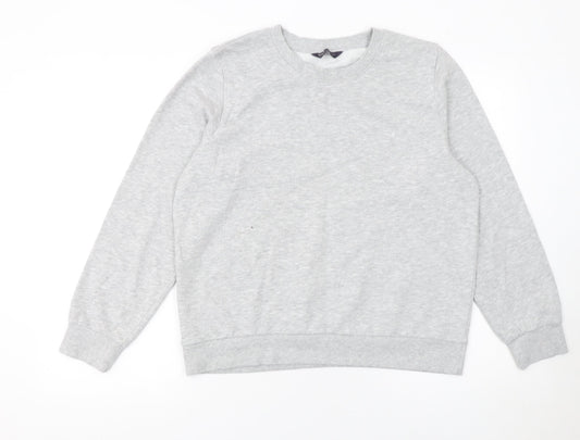 Womens UK Size 14 Marks and Spencer Grey Pullover Sweatshirt