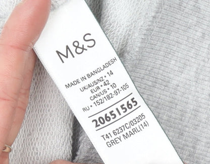 Womens UK Size 14 Marks and Spencer Grey Pullover Sweatshirt