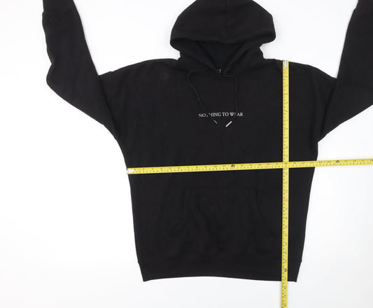 Womens UK Size M New Look Black Pullover Hoodie