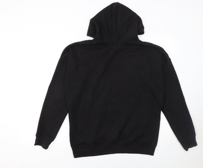 Womens UK Size M New Look Black Pullover Hoodie