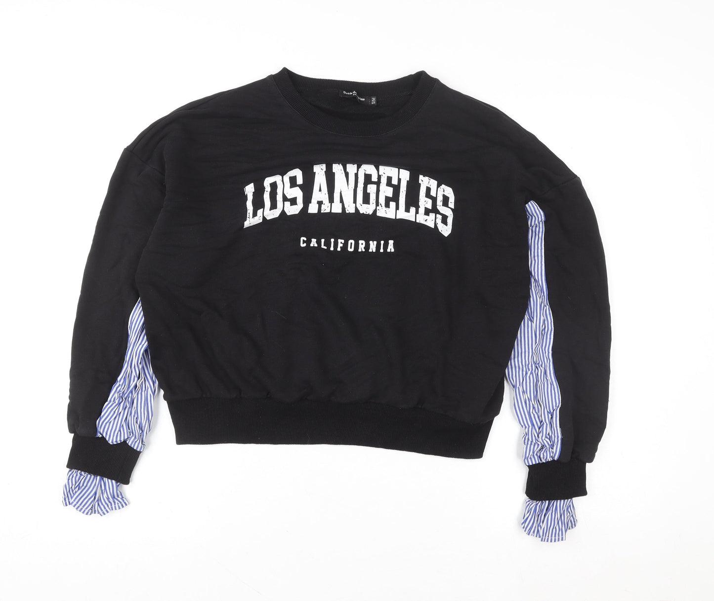 Womens UK Size S Drôle de Copine Black Pullover Sweatshirt