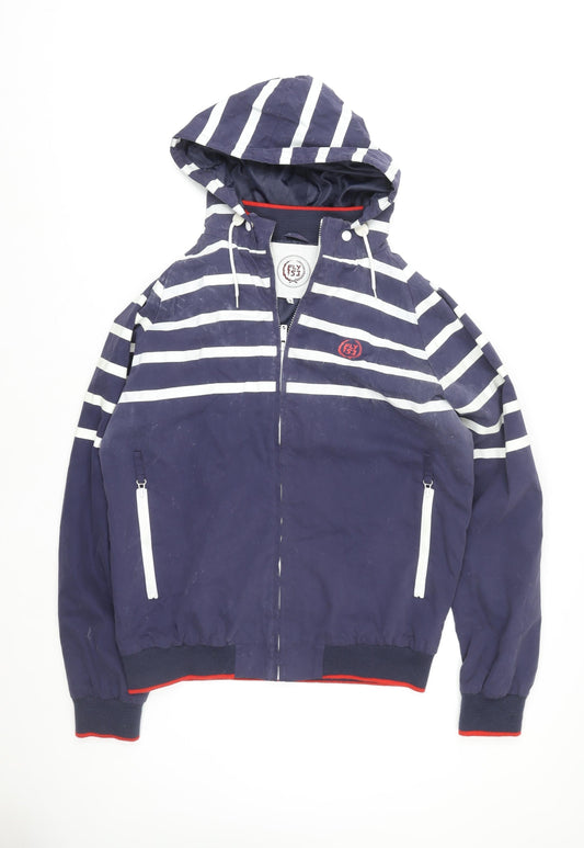 Unisex Adults UK Size L Fly 53 Blue Bomber Jacket
