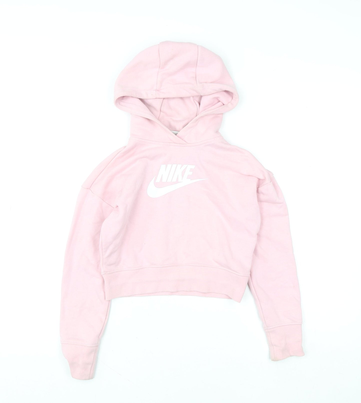 Girls UK Size S Nike Pink Pullover Hoodie