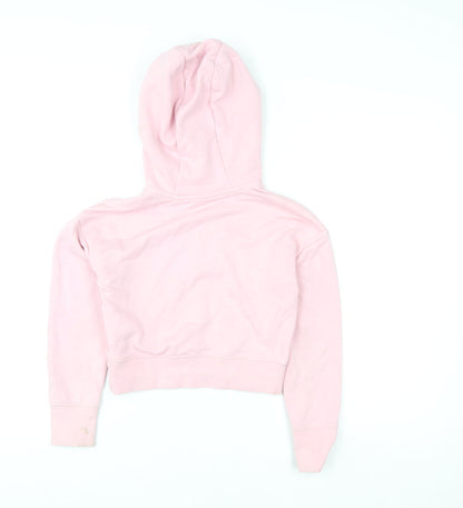 Girls UK Size S Nike Pink Pullover Hoodie