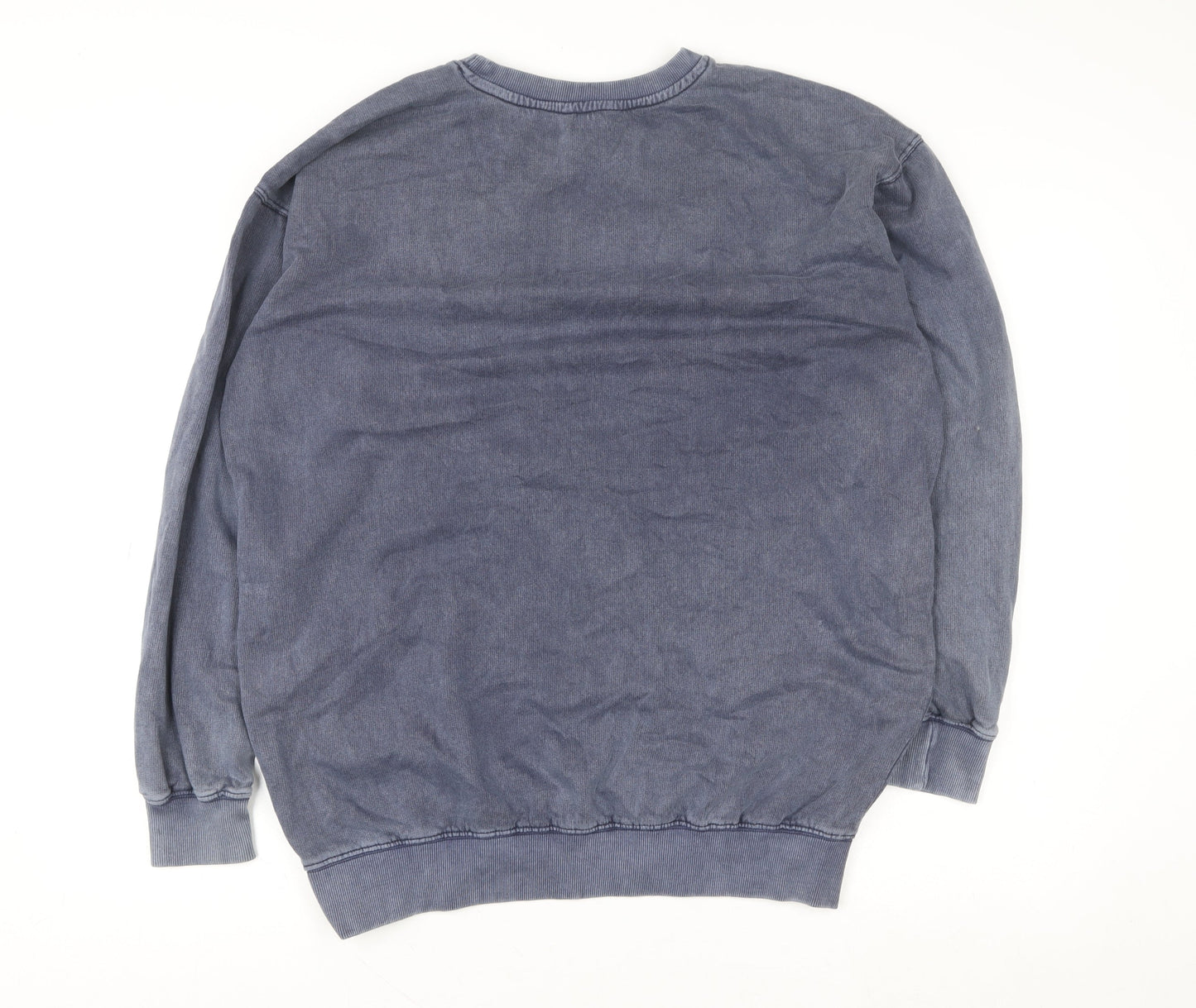 Womens UK Size S New Look Blue Pullover Sweatshirt