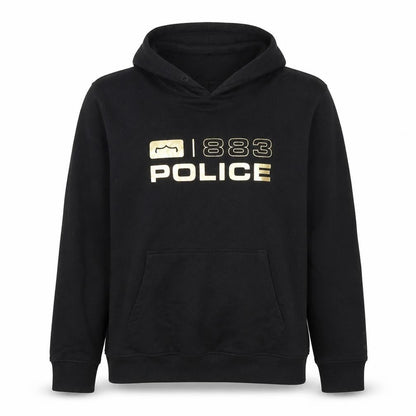 Womens UK Size L 883 Police Black Pullover Hoodie