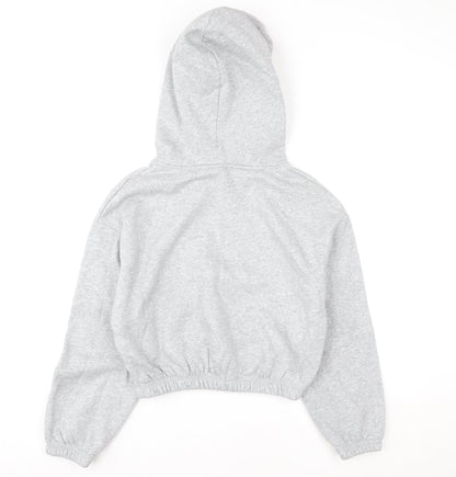 Womens UK Size M Zara Grey Pullover Hoodie