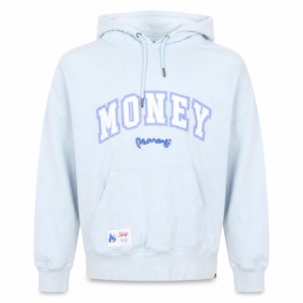 Womens UK Size S Money Blue Pullover Hoodie