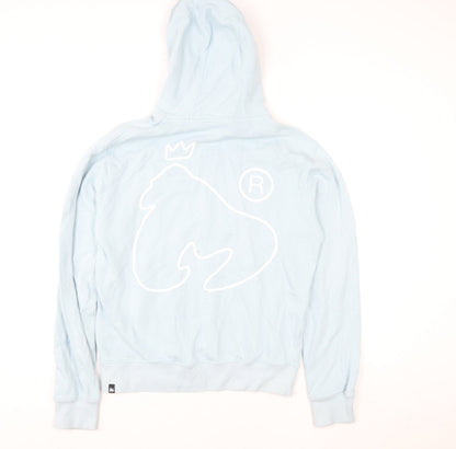 Womens UK Size S Money Blue Pullover Hoodie
