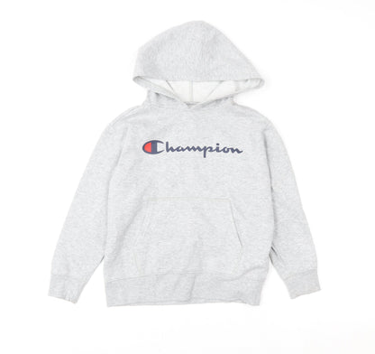 Teens UK Size M Champion Grey Pullover Hoodie