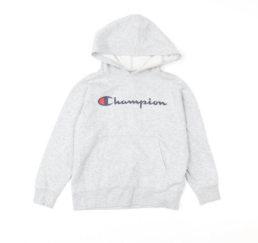 Teens UK Size M Champion Grey Pullover Hoodie