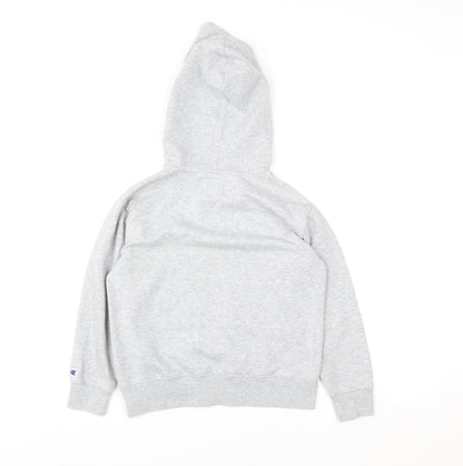 Teens UK Size M Champion Grey Pullover Hoodie