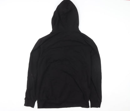 Womens UK Size L Vincentius Black Pullover Hoodie