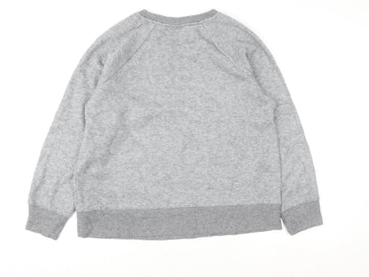 Unisex Adults UK Size 14 NEXT Grey Pullover Sweatshirt