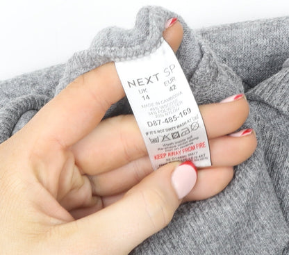 Unisex Adults UK Size 14 NEXT Grey Pullover Sweatshirt