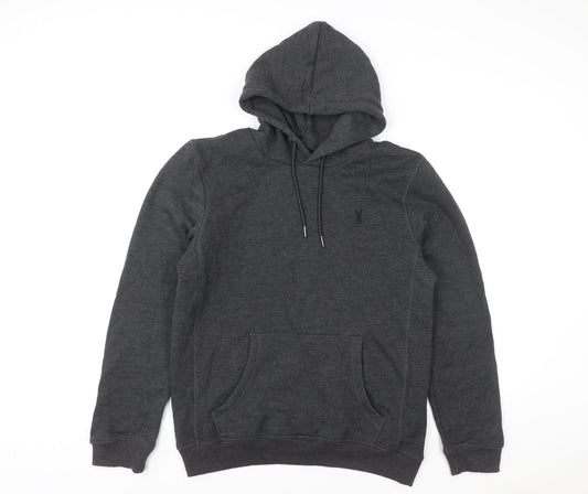 Mens UK Size M NEXT Grey Pullover Hoodie