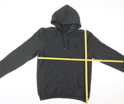 Mens UK Size M NEXT Grey Pullover Hoodie