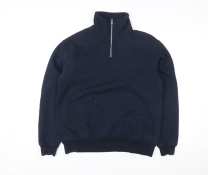Mens UK Size S Zara Blue Pullover Sweatshirt