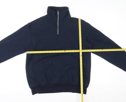 Mens UK Size S Zara Blue Pullover Sweatshirt