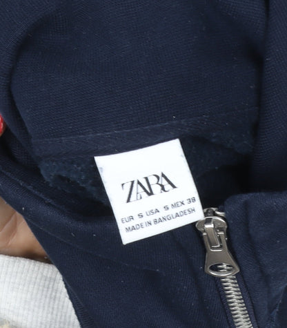 Mens UK Size S Zara Blue Pullover Sweatshirt