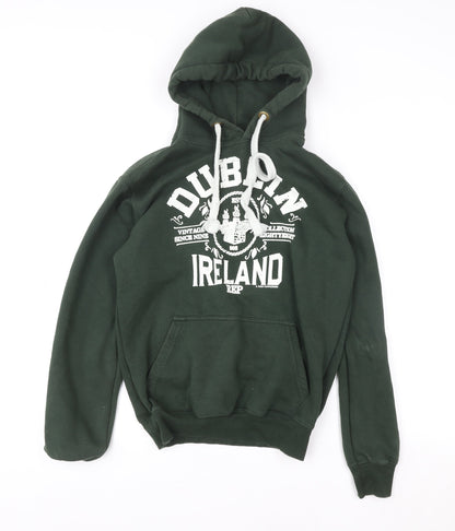 Womens UK Size S Irish Connexxion Green Pullover Hoodie