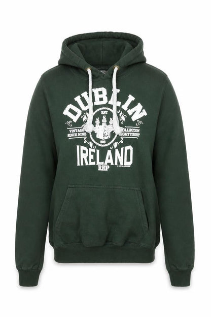 Womens UK Size S Irish Connexxion Green Pullover Hoodie