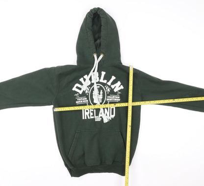 Womens UK Size S Irish Connexxion Green Pullover Hoodie