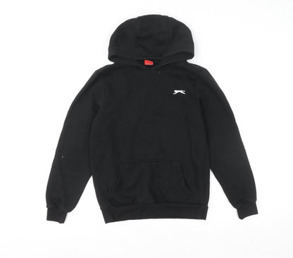 Boys UK Size 13 Years Slazenger Black Pullover Hoodie