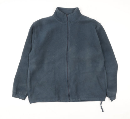 Mens UK Size L EWM Blue Fleece Jacket