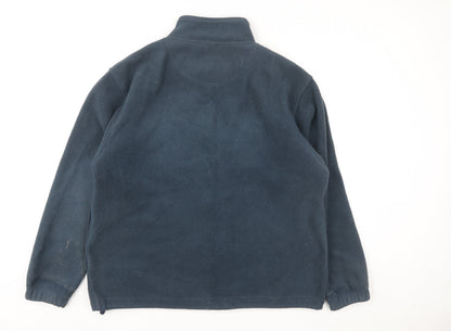 Mens UK Size L EWM Blue Fleece Jacket