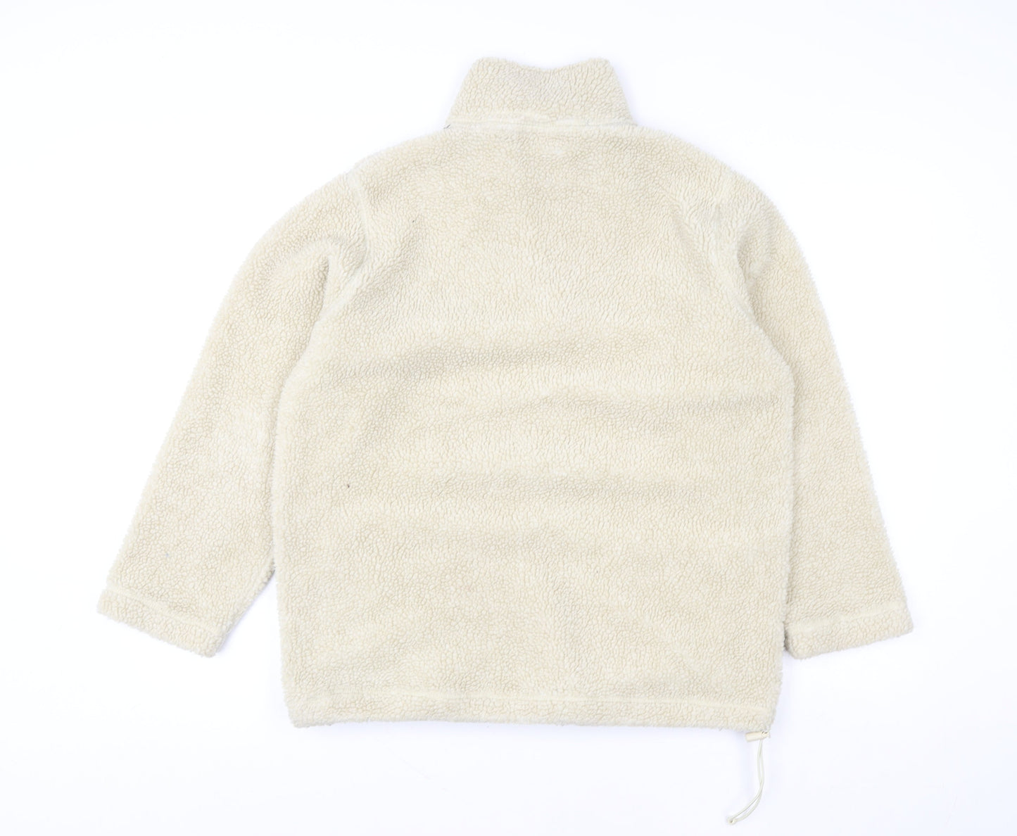 Womens UK Size S Joie de Vivre Beige Pullover Sweatshirt