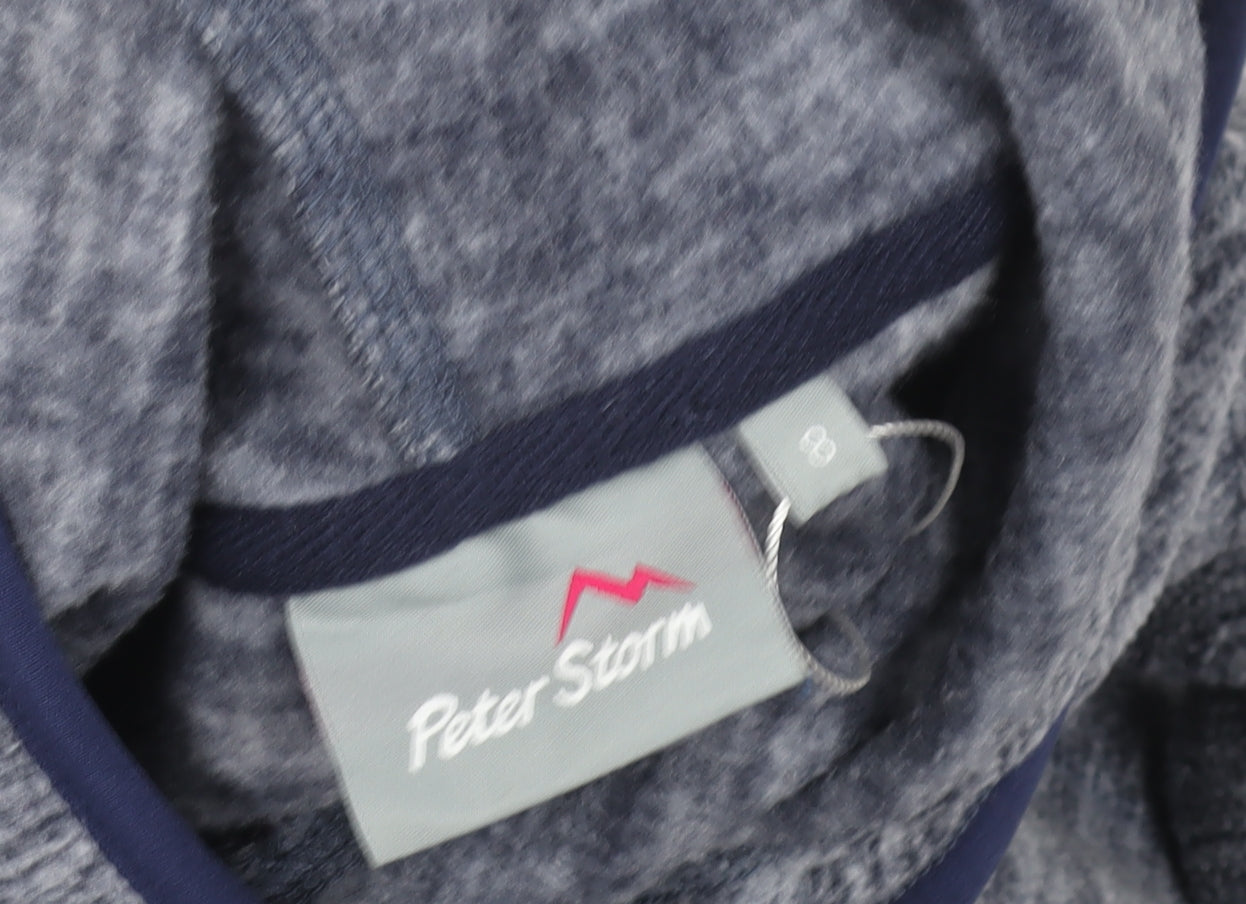 Womens UK Size 8 Peter Storm Blue Pullover Hoodie