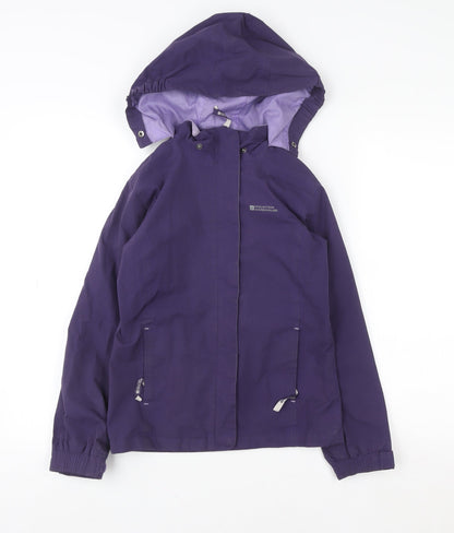 Teens UK Size 8 Mountain Warehouse Purple Rain Coat