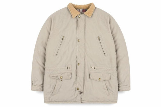 Mens UK Size L Weather Watcher Beige Parka Coat