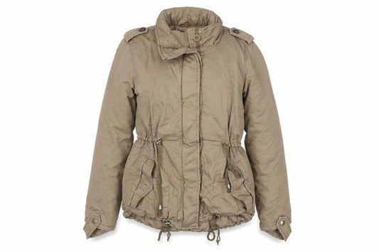 Womens UK Size M O&S Paris Beige Parka Coat