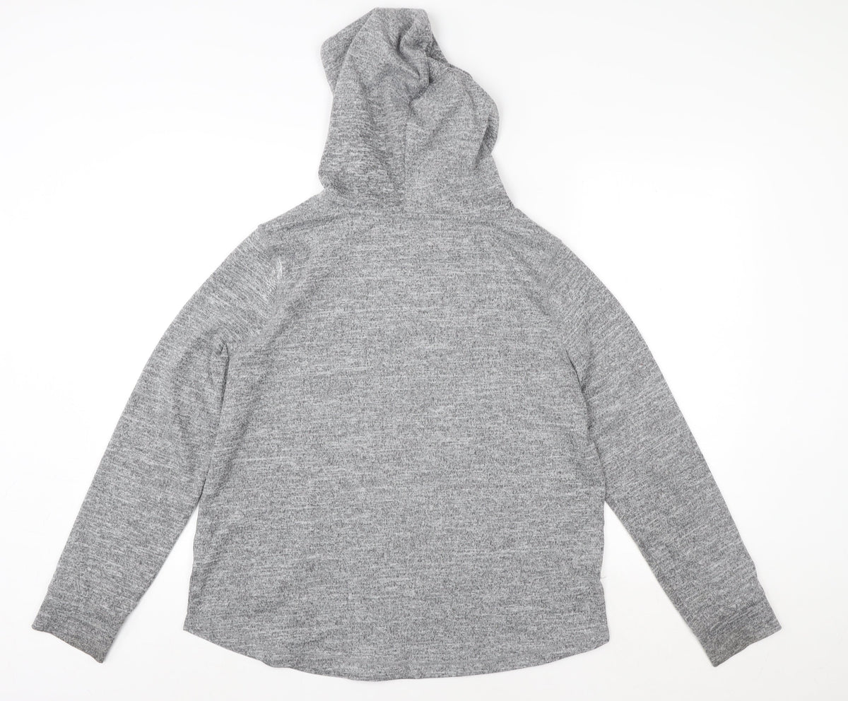 Womens UK Size L Lennard for Dunnes Stores Grey Pullover Hoodie
