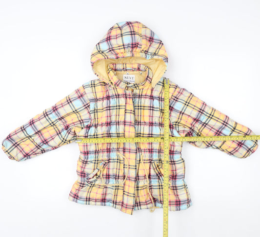Girls UK Size 5-6 Years NEXT Multicoloured Puffer Jacket