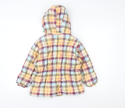 Girls UK Size 5-6 Years NEXT Multicoloured Puffer Jacket