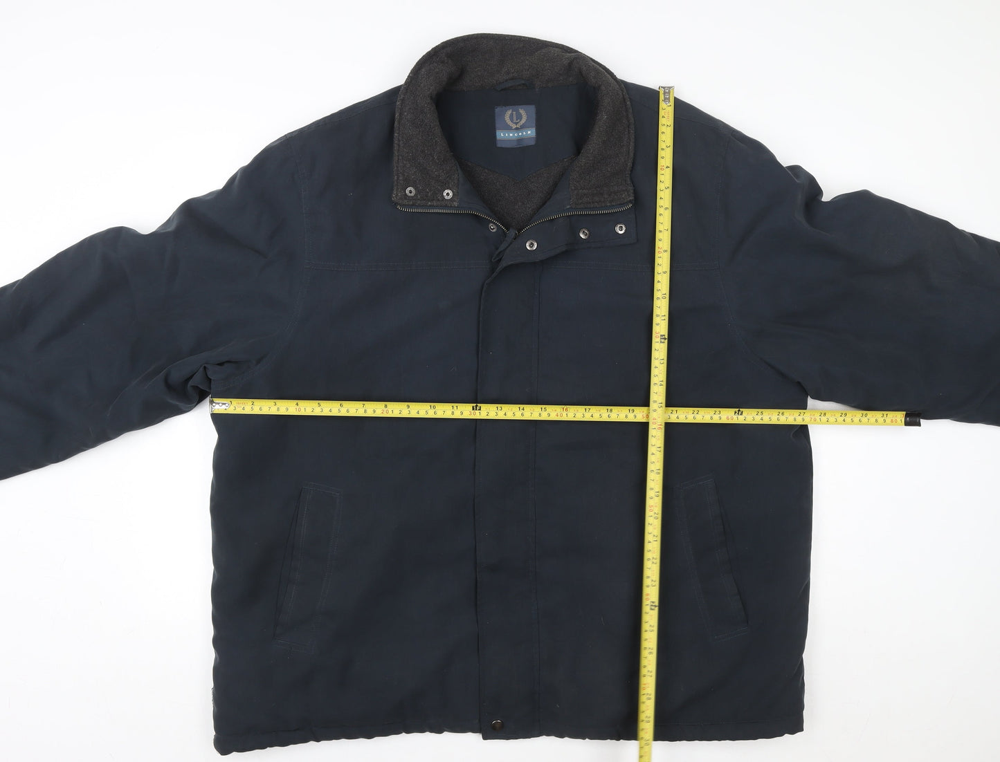 Mens UK Size 2XL Lincoln Blue Basic Jacket