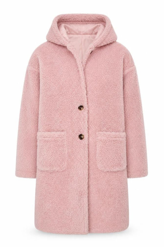 Womens UK Size 8 Miss Selfridge Pink Puffer Jacket