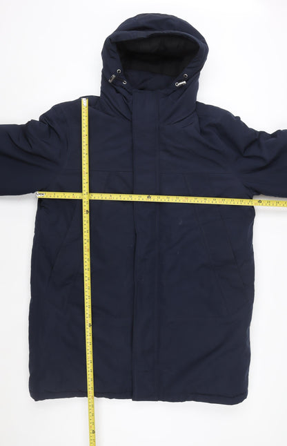 Womens UK Size M Primark Blue Parka Coat