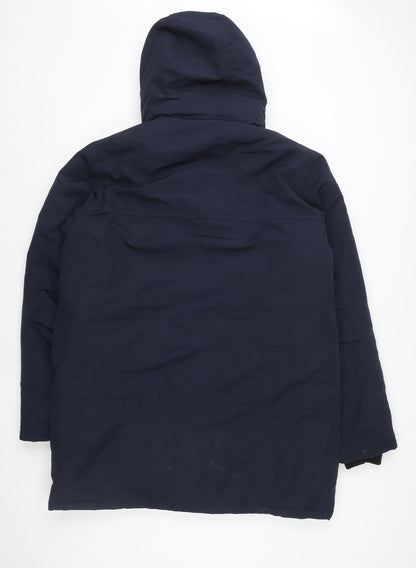 Womens UK Size M Primark Blue Parka Coat